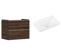 Conjunto armario Hansgrohe Xelu Q 54030700, lavabo Hansgrohe Xelu Q 61021450
