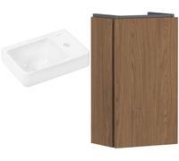 Conjunto armario Hansgrohe Xilesa E 54244550, lavabo Hansgrohe Xelu Q 60314450