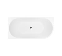 Conjunto bañera de esquina Oltens Delva 11007000, embellecedor de tapón Oltens 09002400
