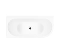 Conjunto bañera de esquina Oltens Hulda 11003000, embellecedor de tapón Oltens 09002300