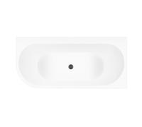 Conjunto bañera de esquina Oltens Hulda 11004000, embellecedor de tapón Oltens 09002400