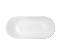 Conjunto bañera exenta Oltens Inga 12007000, embellecedor de tapón Oltens 09002800