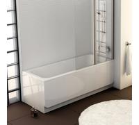 Conjunto bañera rectangular Ravak Chrome C731000000, sifón para bañera Ravak X01305, GPX2240015
