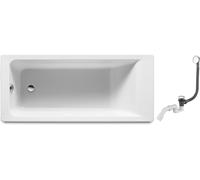 Conjunto bañera rectangular Roca Easy A248625000, sifón para bañera Oltens Fusa 03002100