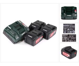 Conjunto básico Metabo de 18V y 5.2 Ah