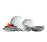 Conjunto Combinado Thomas Loft Blanco Para 4 Personas Con Bowl 16 Piezas