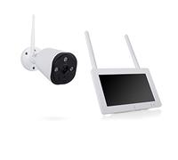Conjunto completo de cámaras de seguridad inalámbricas Smartwares CMS-30100, HD 1080p, modo nocturno.