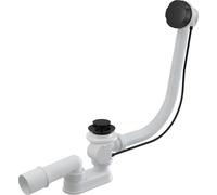 Conjunto completo de desagüe y desbordamiento para bañera Alcadrain, acabado mate, 80 cm