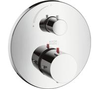 Conjunto completo para termostato empotrado HansGrohe Axor Starck, acabado cromado, con válvula de cierre, modelo 10700000