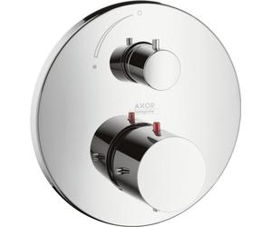 Conjunto completo para termostato empotrado HansGrohe Axor Starck, acabado cromado, con válvula de cierre, modelo 10700000