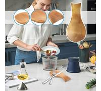 Conjunto de 12 piezas de estanterías refrigerantes (4 pequeñas, 4 medianas, 4 grandes), recipientes apilables para la cocina, contenedores transparentes para almacenamiento en la cocina, despensa o ba