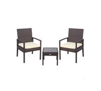 Aktive 2 Armchairs With Tables Negro