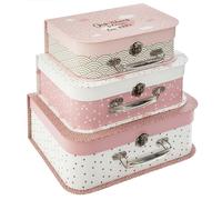 CONJUNTO DE 3 MALETITAS INFANTILES|L. 29,5 x D. 22,1 x H. 10,6 cm