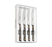 Conjunto de 4 cuchillos de mesa arcos serie flysch para carnes. cuchil