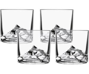 Conjunto de 4 vasos para whisky LIITON Everest, capacidad de 270 ml, 1 unidad. Código: 108388 (EKB)