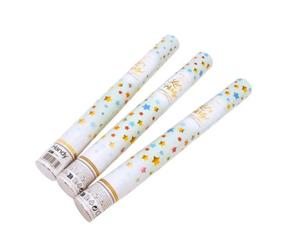 Conjunto de 6/ 12 cañones de Confeti con forma de Estrella ideal para Bodas y cumpleaños.