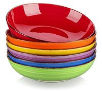Conjunto de 6 cuencos para pasta, de cerámica, aptos para microondas y lavavajillas