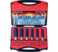 Conjunto de brocas de corona Metallkraft BLUE-LINE, modelo 55, número de artículo 38720.1328