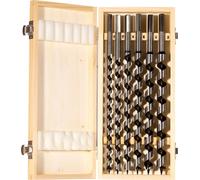 Conjunto de brocas serpenteantes Fischer, de 10 a 20 mm de diámetro, con adaptadores para taladros
