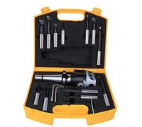 Conjunto de cabezal aburrido Herramienta de perforación de Kit de herramientas de fresado CNC Conjunto de F1 18 75 mm de diámetro para fresado CNC (NT40-F1-18-12pcs)