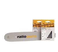 Conjunto de cadena y riel 2+1