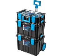 Conjunto de cajas 4 en 1: Su estructura de pared reforzada ofrece una mayor resistencia a los daños mecánicos; robusto | Högert Technik