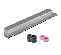 Conjunto de Cascada Exterior con Manguera corrugada, Conjunto de Cascada para Estanque con Salida de 165 cm (65 Pulgadas), Ancho Ajustable, para decoración de jardín, terraza y Piscina.