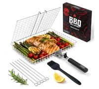 Conjunto de cestas para asar – Plegables para obtener resultados de asado perfectos