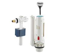 Conjunto de Cisterna con Válvula de Flotador + Mecanismo de Inodoro con Botón Pulsador | Sistema Completo de Descarga | Compatible y Fácil de Instalar | NOYON & THIEBAULT