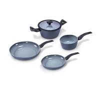 Conjunto de cocina Moneta Aria, 5 piezas: olla, sartén, cazo, sartén pequeña, olla con asa y tapa, aluminio, 0014126573