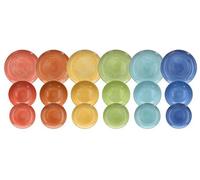 Conjunto de comedor Tognana, 18 piezas, modelo KALEIDO