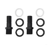 Conjunto de conector para mangueras de 25 mm utilizado con tanques de agua de lluvia y contenedores de recogida de agua para un flujo estable