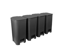 Conjunto de contenedores para la recogida y gestión 4x40l Practic Pattumiera