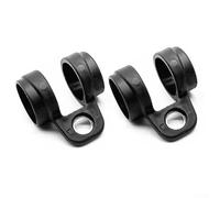 Conjunto de correa de cepillo para podadora de césped, arnés de hebilla de palanca colgante lateral, accesorio de plástico para cortacésped, tamaño de 26 mm o 28 mm, negro, paquete de 2 (26 mm)