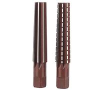 Conjunto de corredor de 2 piezas Morse Taper, escariadores de mano rugos de acero con alto contenido de carbono y reamers de vástagos rectos MT3 para tareas de corte y perforación (Segrehyxuprzw-14)