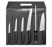 Conjunto de cuchillos de cocina F. DICK ProDynamic, 6 piezas: cuchillos de cocina, cuchillo para filetear y cuchillo de chef