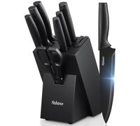 Conjunto de cuchillos de cocina Yabano, de 8 piezas, con afilador integrado