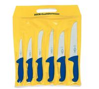 Conjunto de cuchillos F. DICK con mango ErgoGrip: cuchillo de pan, cuchillo de trinchar, cuchillo de cocina, cuchillo para filetear