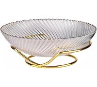 Conjunto de cuencos de cristal para fruta – Embellezca su mesa de centro con estos elegantes y luminosos cuencos para servir aperitivos, dulces y fruta
