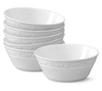 Conjunto de cuencos para muesli, 6 unidades, de porcelana de KPM Berlin. Set para el desayuno. Conjunto de cuencos de porcelana. Hecho a mano y empaquetado como regalo. Color blanco