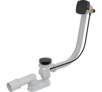 Conjunto de desagüe y desbordamiento automático para bañera Alcadrain, con función de llenado, color mate, 100 cm