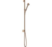 Conjunto de ducha hansgrohe AXOR One 75 1jet EcoSmart, con conexión mural, 48791300, Color: Oro rojo pulido