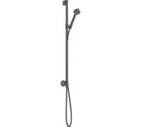 Conjunto de ducha hansgrohe AXOR One 75 1jet EcoSmart, con conexión mural, 48791340, Color: Cromo negro cepillado