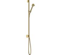Conjunto de ducha hansgrohe AXOR One 75 1jet EcoSmart, con conexión mural, 48791990, Color: Óptica Oro Pulido