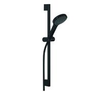 Kludi Dive - Conjunto de cabezal de ducha, barra y manguera, negro mate 6961039-00