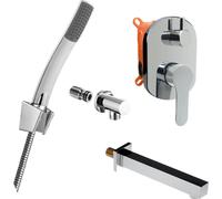 Conjunto de ducha Mereo Vanový, modelo Zuna, con batería empotrada de dos salidas - CB650VZ1