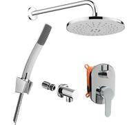 Conjunto de ducha Mereo Zuna con batería empotrada de dos salidas - CB650SZ1