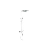 Conjunto de ducha monomando de acabado cromado con teleducha INVERTER C de GME