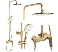 Conjunto De Ducha Rea Avalon Gold Brush