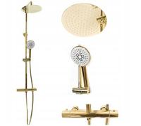 Conjunto De Ducha Rea Vincent Oro
